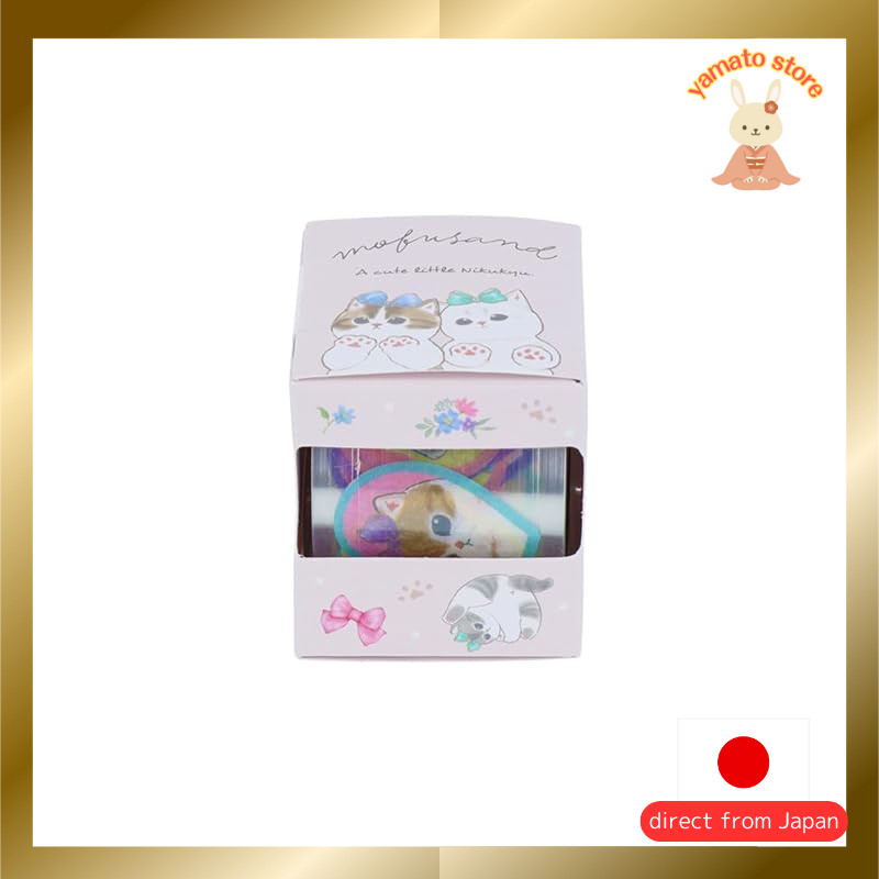 Sun-Star Stationery Mofusand Cat Paw Stickers Case