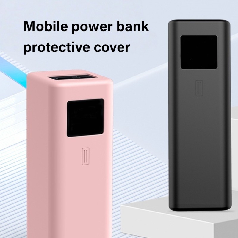 ฝาครอบป้องกันซิลิโคนสําหรับ CUKTECH No.15 Power Bank Ultra 210W PB200U Storage Case ป้องกันรอยขีดข่ว