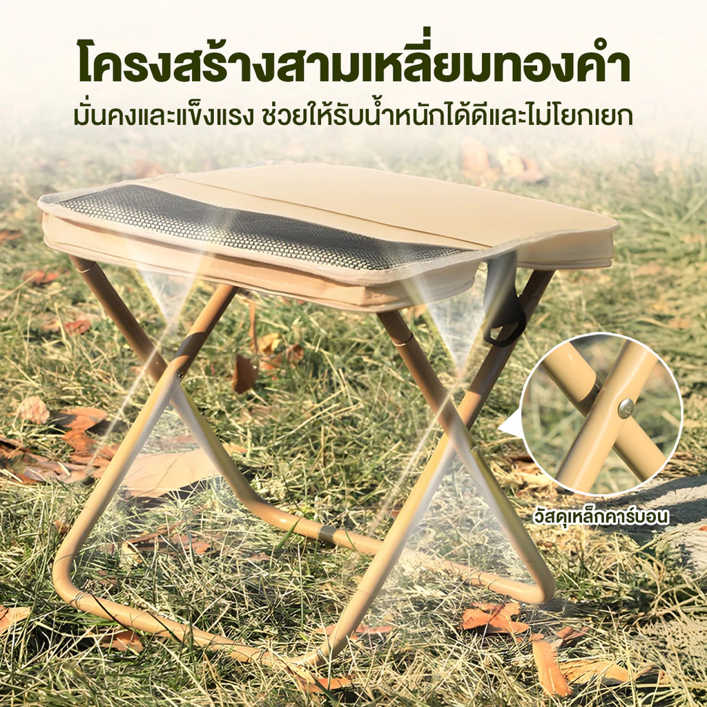 เก้าอี้ปิคนิคพับได้ เก้าอี้แคมป์ปิ้งพกพา thumbnail 6