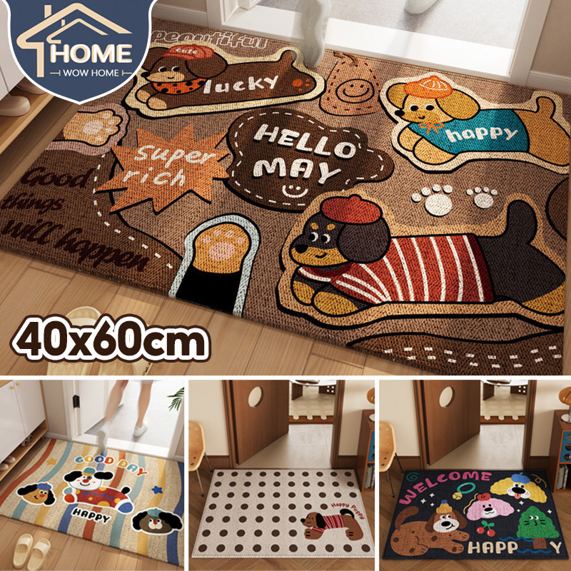 40x60cm พรมเช็ดเท้าห้องน้ำ พรมหนานิ่ม ดูดซับน้ําได้ดี กันลื่น ดูดซับน้ำ การตกแต่งบ้าน