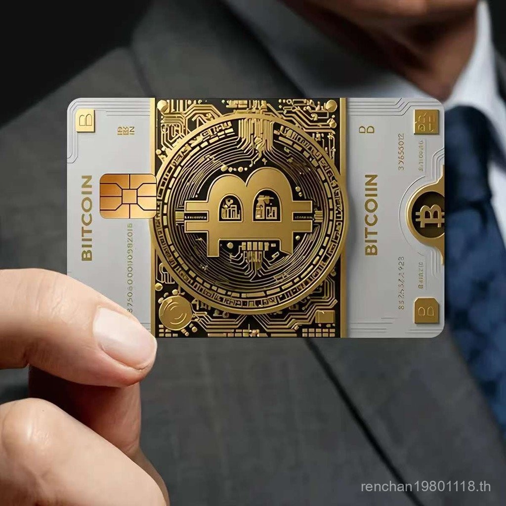 2025 เหรียญสไตล์ใหม่ทอง Bitcoin Series ตกแต่งบัตรเครดิตสติกเกอร์ป้องกันผิวกระดาษสติกเกอร์การ์ด Creative - รูปที่ 2
