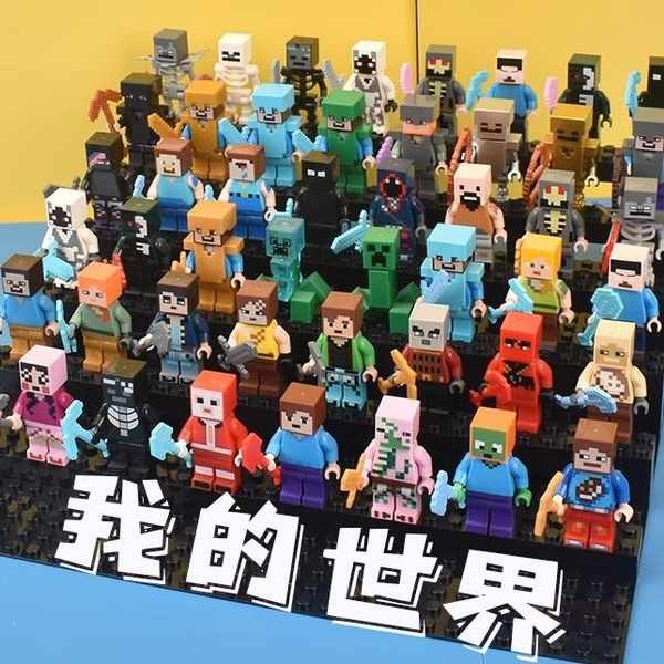 robox ของเล่น jurassicworld China Building Blocks 2025 New Minecraft Building Blocks ประกอบของเล่นเด