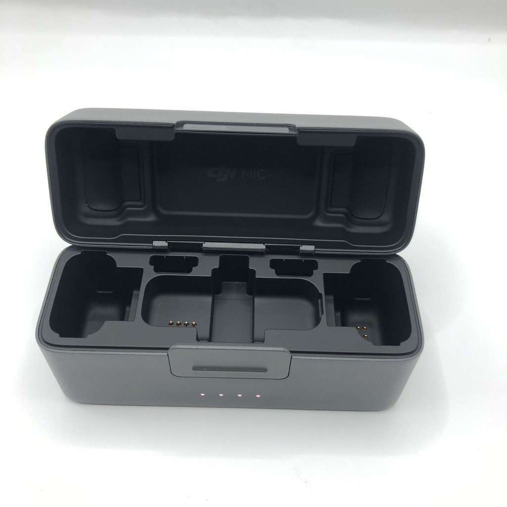 DJI DJI MIC2 กล่องชาร์จไมโครโฟนหนึ่งสําหรับสอง Original Charger MIC 2 อุปกรณ์เสริมของแท้ใหม่เอี่ยม
