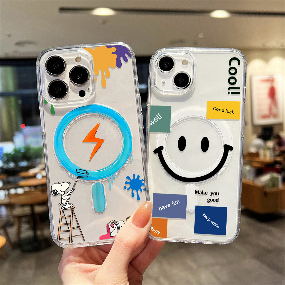 Soft TPU Case เคสทรศัพท์ For iPhone 17 Air 16 15 14 13 12 11 Pro Max 16promax เคสใส เคสกันกระแทก รองรับการชาร์จแบบไร้สาย