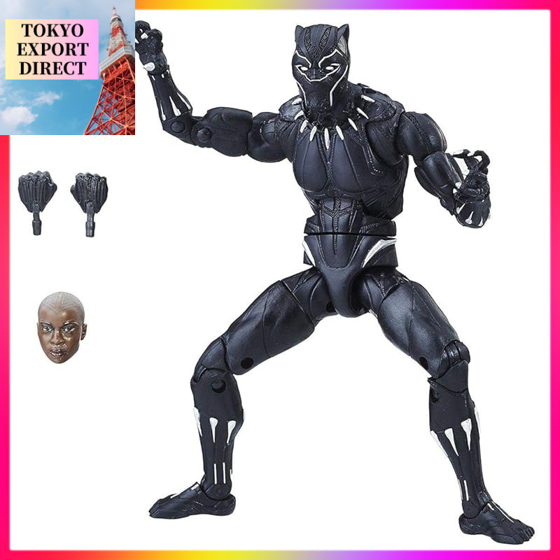 Black Panther Hasbro Marvel Legends 6-Inch Action Figure Okoye Series Black Panther (T'Challa) / BLA