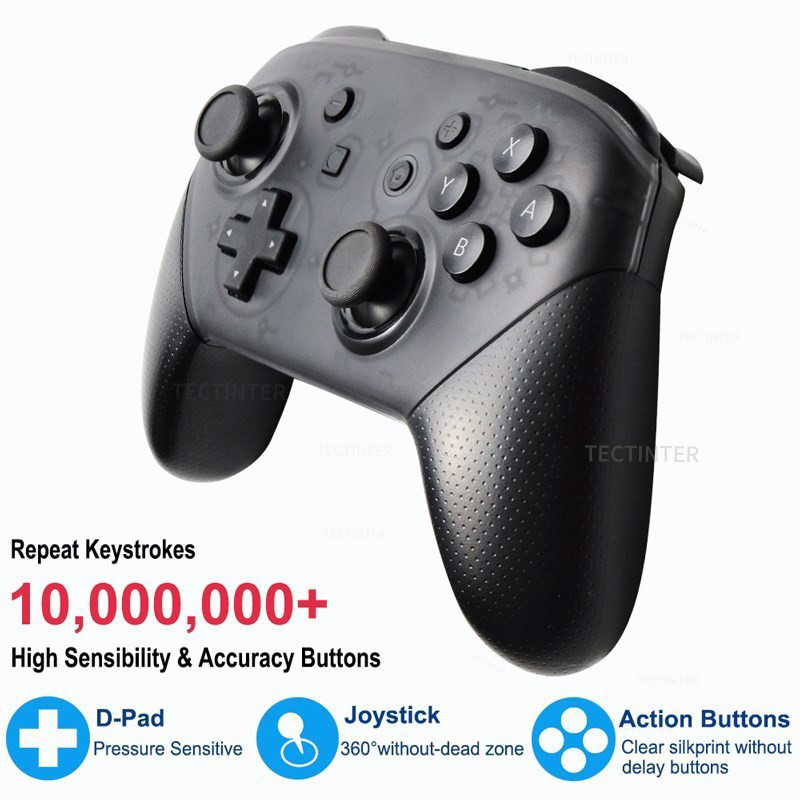 ตัวควบคุมเกมไร้สายสําหรับ Nintendo Switch Oled Lite, โทรศัพท์ Android, และพีซี - จอยสติ๊กบลูทูธ Pengawal Permainan