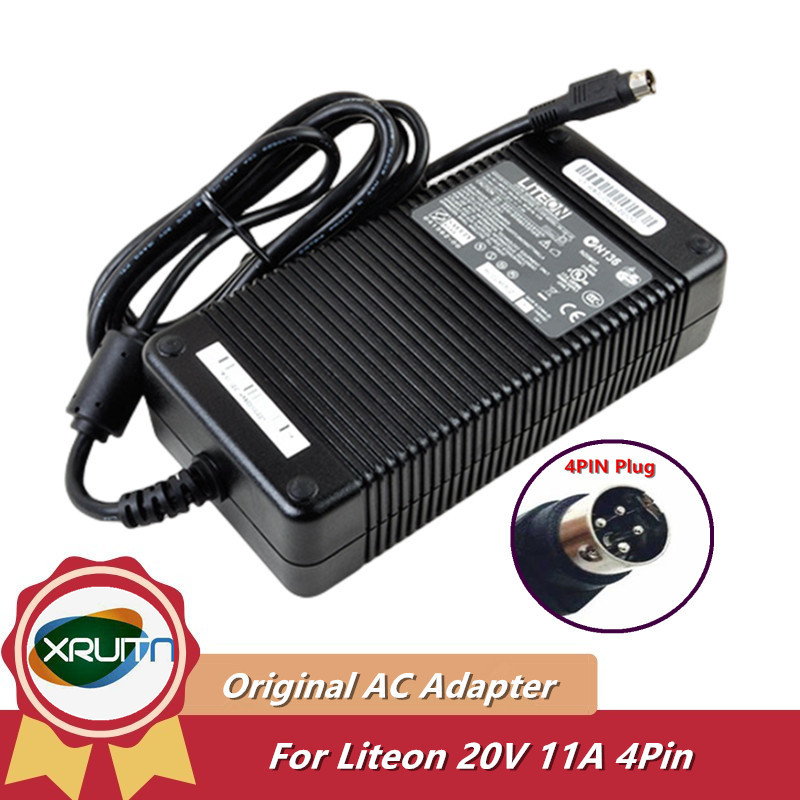 ต้นฉบับ Liteon PA112103 20V 11A 220W แล็ปท็อปแหล่งจ่ายไฟสําหรับ Clevo D700T D9K D90T D9T D900T D900K
