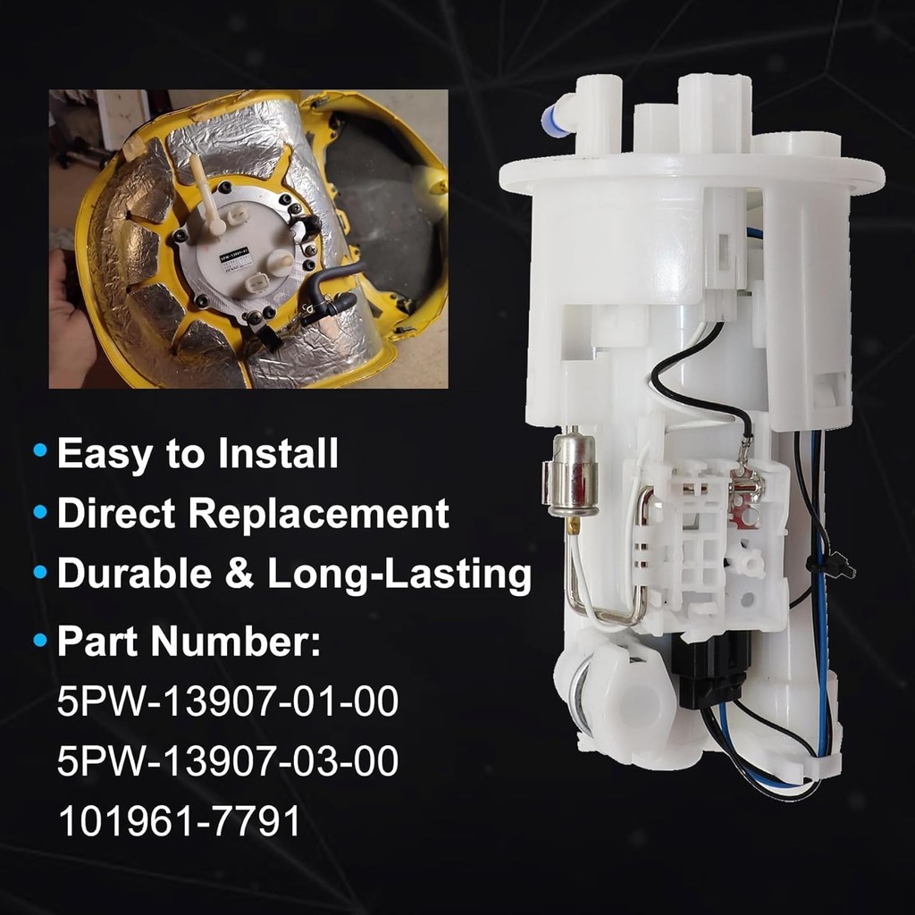 XQSMWF การใช้ปั๊มโมดูลสําหรับ Yamaha YZF R1 2004-2006 YZF R6 2005 YZF R6S 2006-2009 5PW-13907-01-00 