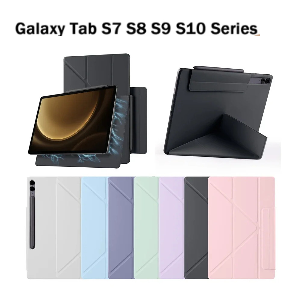 พับ Strong Magnetic สมาร์ทสําหรับ Samsung Galaxy Tab S10 Fe Plus 13.1 นิ้ว 2025 S10FE + S9 FE S8 S7 