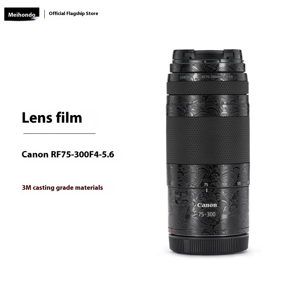 Mebont สําหรับ Canon RF75-300 F4-5.6 ฟิล์มป้องกันเลนส์ 75 300 สติกเกอร์ 3M