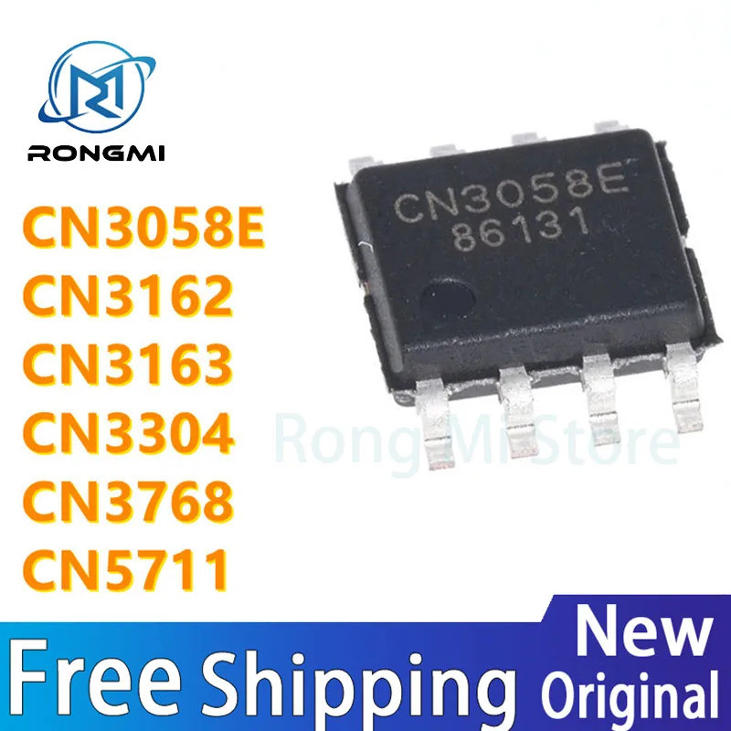 1-5PCS CN3058E CN3162 CN3163 CN3304 CN3768 CN5711 SOP-8 ชิปการจัดการพลังงาน