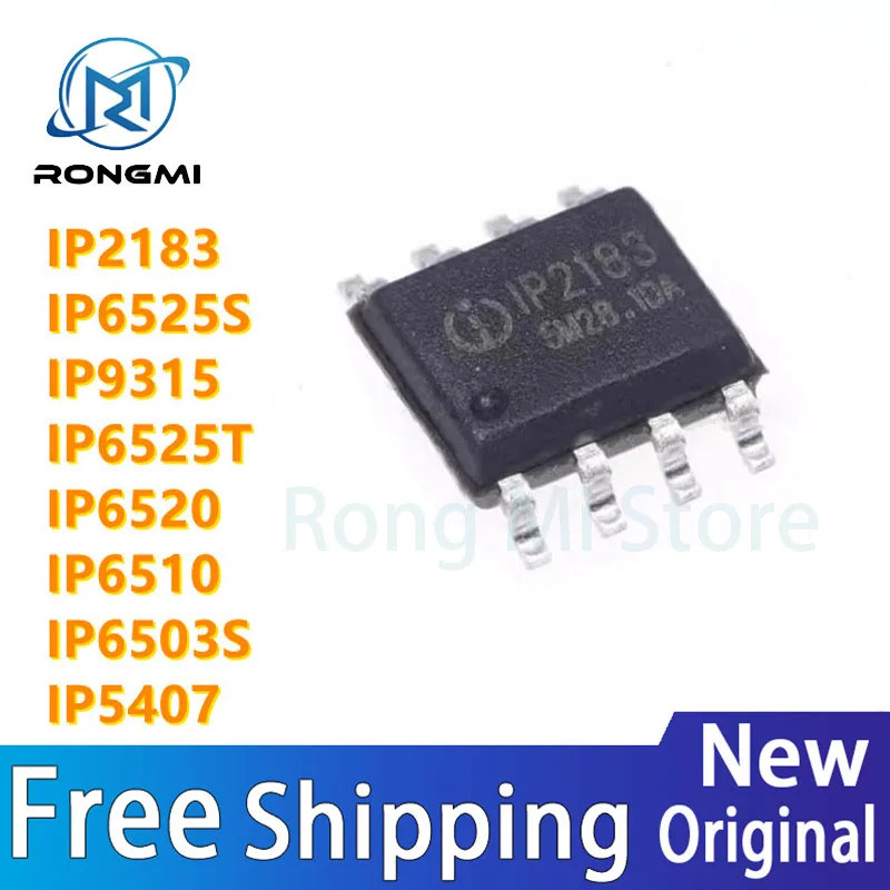 1-5 ชิ้น IP2183 IP6525S IP9315 IP6525T IP6520 IP6510 IP6503S IP5407 SOP-8 Fast charging protocol ชิป