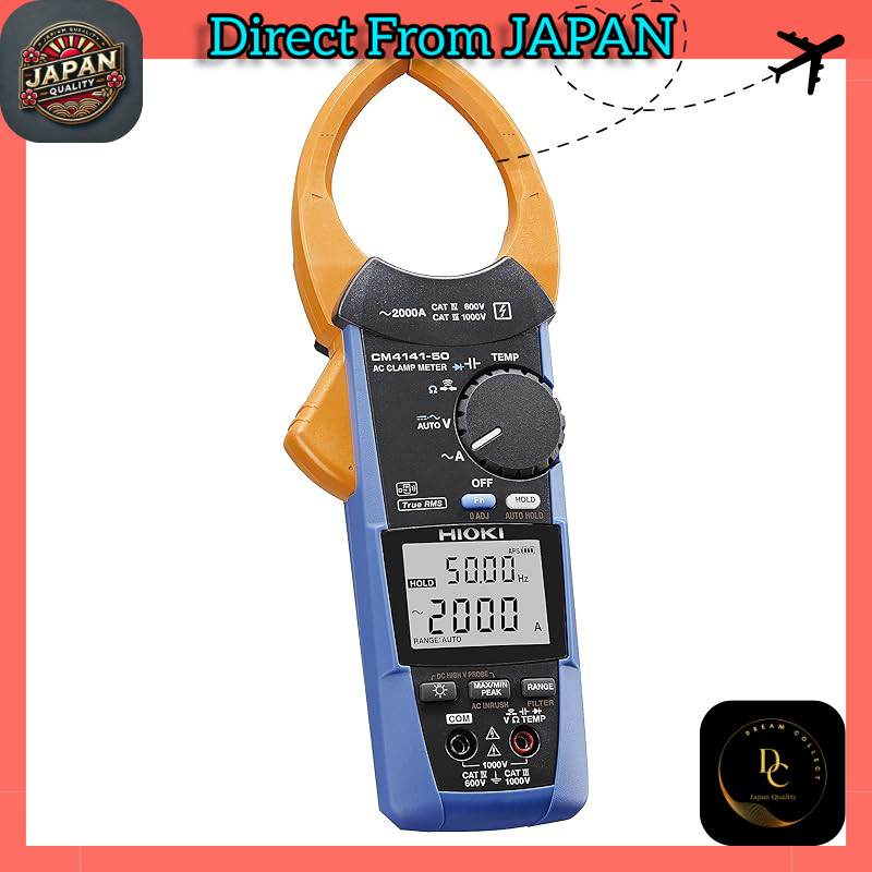 HIOKI Clamp Meter (CM4141/CM4371/CM4373/CM4375) True RMS, AC & AC/DC Models, Z3210 Wireless Adapter 