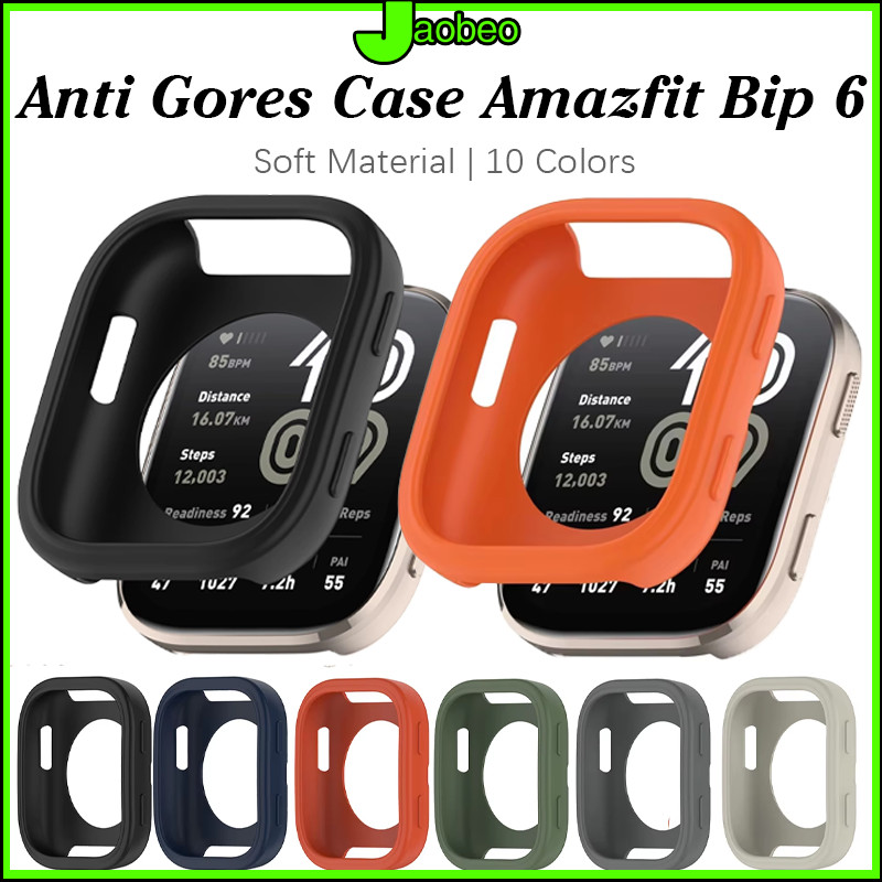 เคส for Amazfit Bip 6 เคส สมาร์ทวัช ยางป้องกันหน้าจอไม่มีฟิล์ม กรณีป้องกันการตก กรณีป้องกันการกระแทก for Amazfit Bip 6