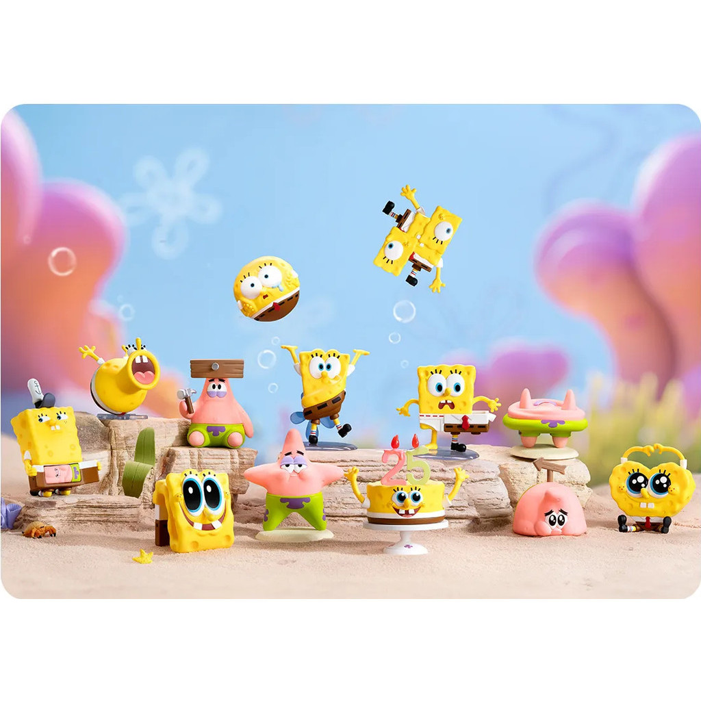 (พร้อมส่งจากไทย) SpongeBob SquarePants Daily Quirks Series ลิขสิทธิ์แท้ ของสะสม เช็คการ์ด ไม่แกะตัว