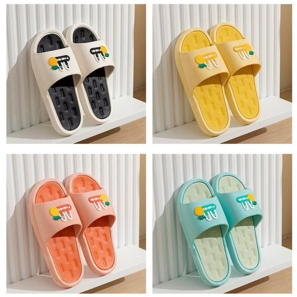 รองเท้าแตะผู้หญิง รองเท้าแฟชั่น รองเท้าเพื่อสุขภาพ พื้นนิ่ม เบา เสริมส้นนุ่ม ใส่ในบ้านก็สวย 4 สีหวานน่ารัก