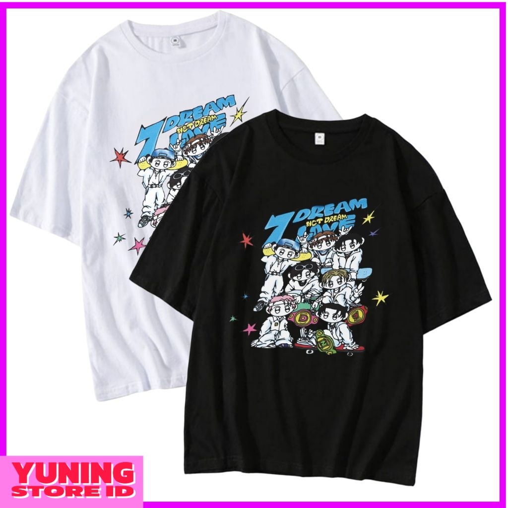 KATUN YSID - 7Dream Love Cartoon The Dream Show 4 Nct Dream Cotton T-Shirt