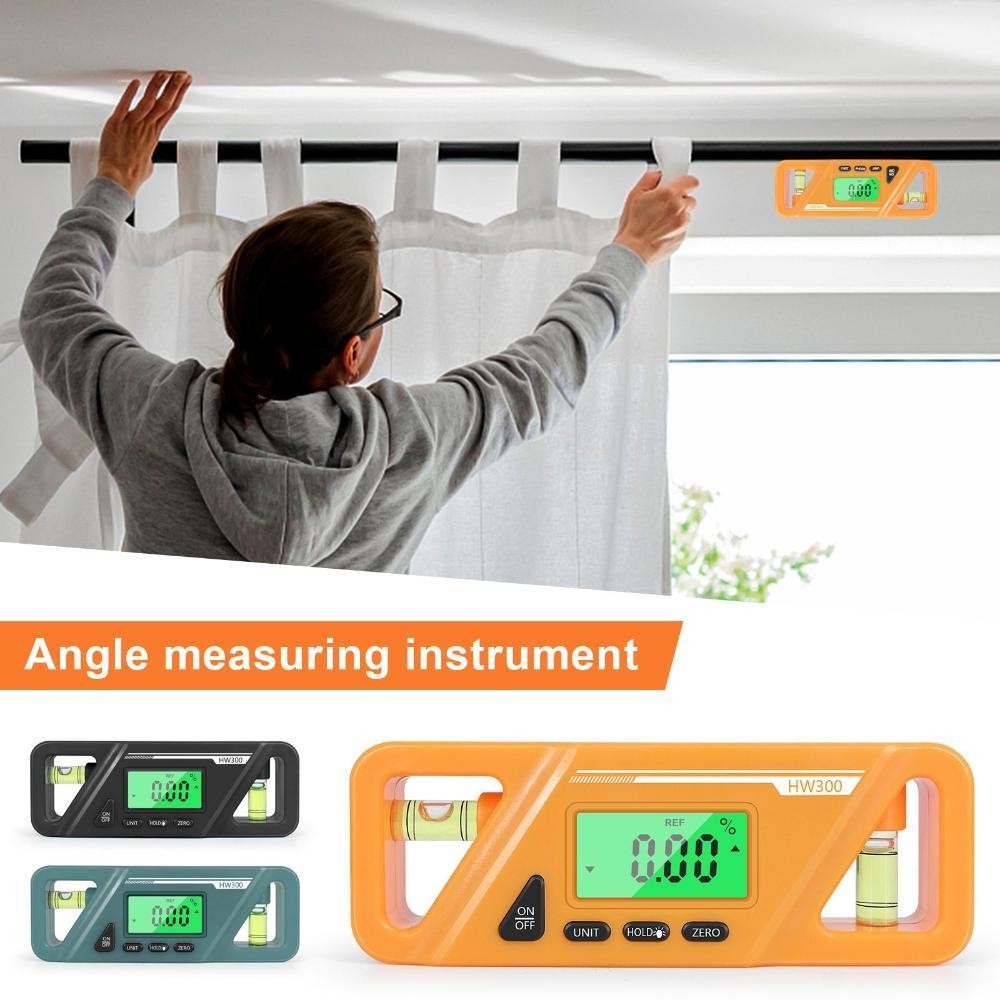 DEVO เครื่องวัดมุมดิจิตอลพกพา [Digital Angle Gauge] - วัดระดับเอียงไม้ 90° แม่เหล็ก กันกระแทก สำหรับ ช่างก่อสร้าง งานไม้ เรียน | โปรแทรกเตอร์อิเล็กทรอนิกส์ (2-in-1) - รูปที่ 5