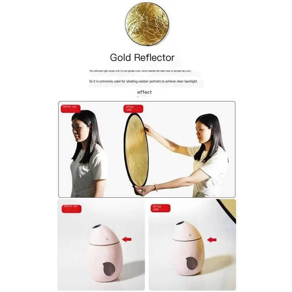 CAHAYA EZSHOPPING STUDIO 2-in-1 ไฟสตูดิโอถ่ายภาพแบบพับได้ Reflector - TF-96| |