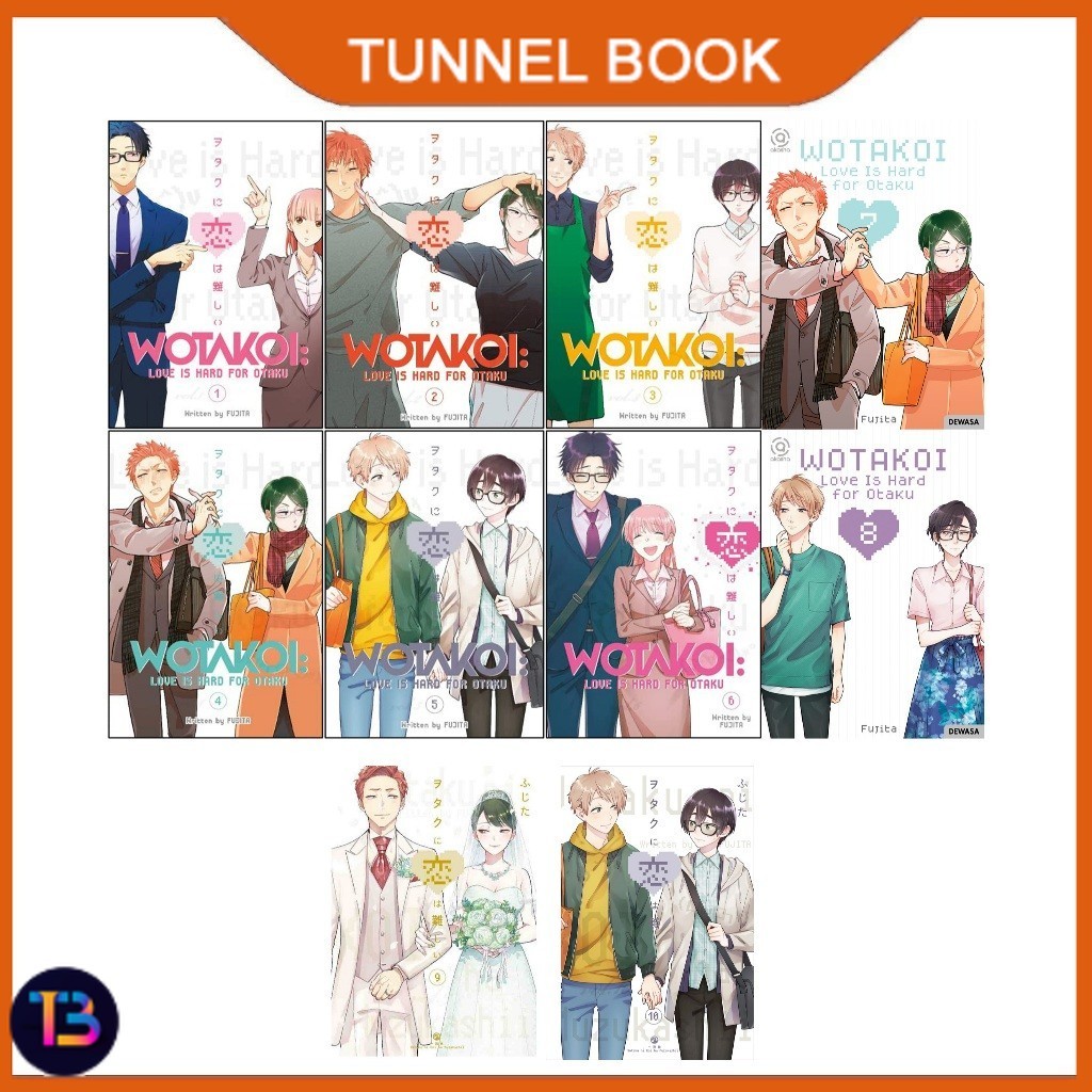 Manga Wotakoi: Love is Hard for Otaku (6 เล่ม) ENGLISH - TunnelBook
