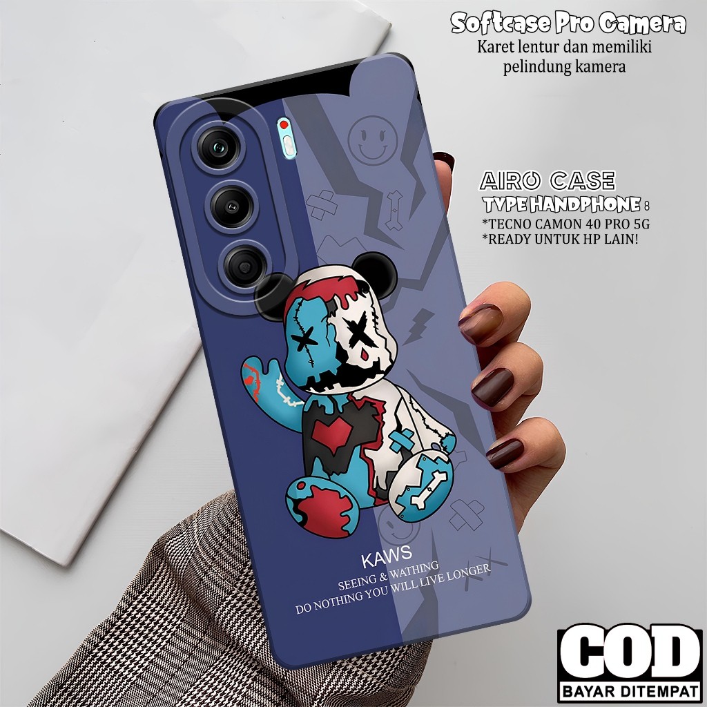 เคส HP TECNO CAMON 40 PRO 5G 2025 - TECNO CAMON 40 PRO 5G Softcase - เคสแฟชั่นการ์ตูน - CAMON 40 PRO