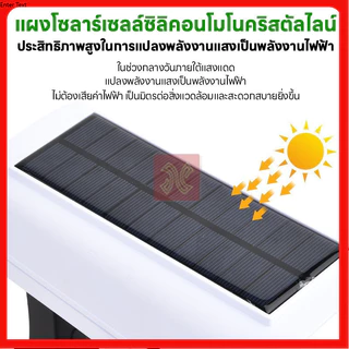 พร้อมส่ง ไฟโซล่าเซลล์ ไฟติดผนัง สไตล์กล้องวงจรปิด พร้อมประหยัดไฟ ติดตั้งง่าย