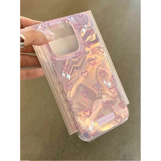 เจ๋งรักขนมสีคู่การ์ตูนดูเดิล เข้ากันได้กับ IPhone 16 13 15 11 14 12 Pro Max 6 8 6s 7 15 14 Plus XR XS X Max เคสสำหรับ
