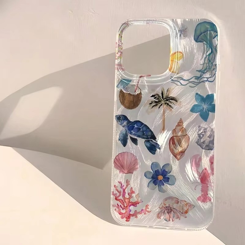 Sea Lifeเคสโทรศัพท์เหมาะสําหรับVivo Y03 Y17S Y21 2021 Y28 4G Y30/Y50 Y35 Y36 5G Y100 4G V30E 5G V30 