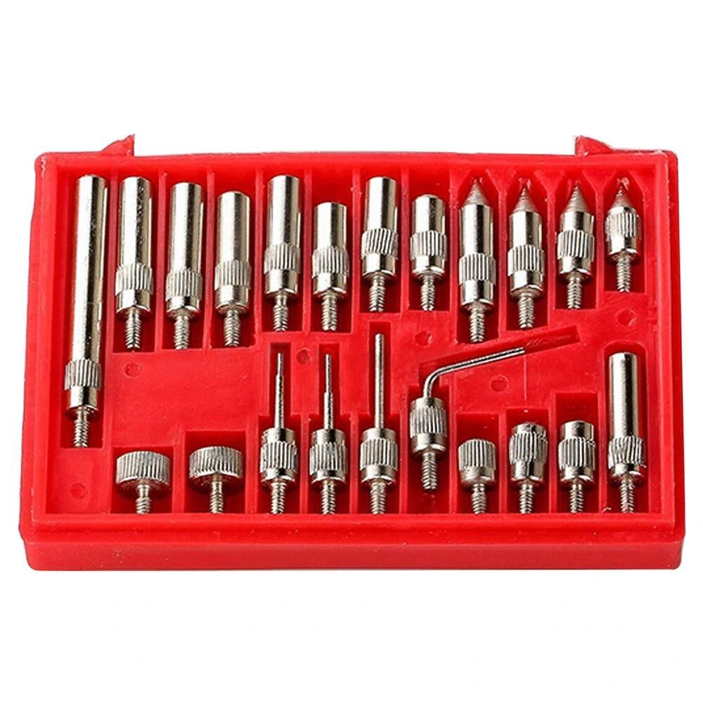 ETOPOO 22PCS M2.5 Thread Tip สําหรับ Dial & Test Indicators Steel Dial Indicator Point Set
