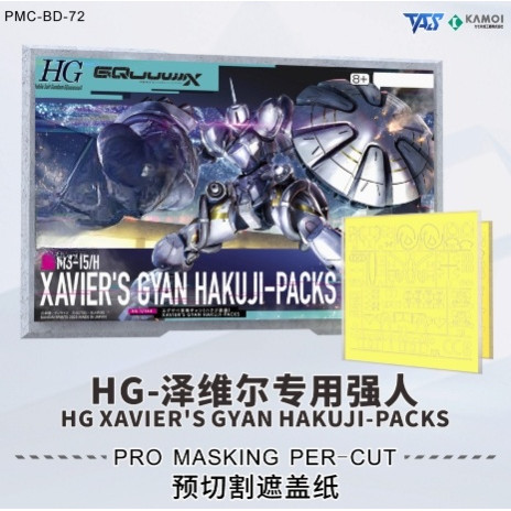 TAS Masking Tape สําหรับ HG 1/144 Xaviers Gyan Hakuji-Packs (ไม่รวมชุด)