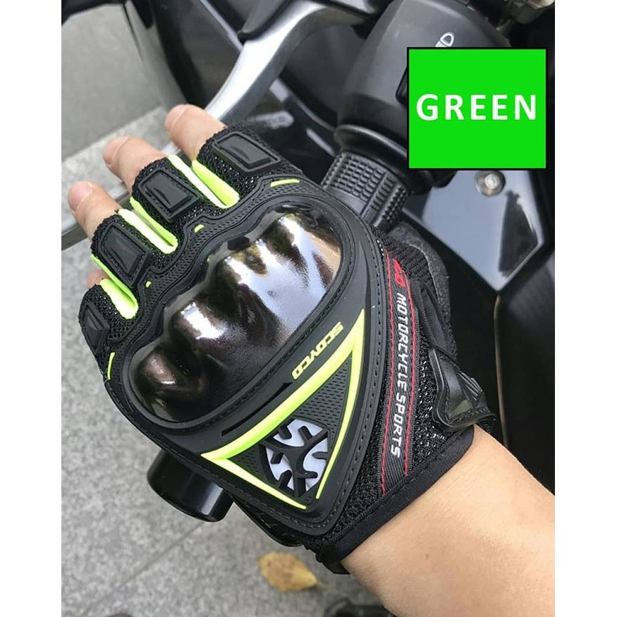 SCOYCO MC-44D GLOVES - สีเขียว, M