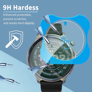 1-3PCS ติดตั้งง่ายกระจกนิรภัยสําหรับ Amazfit Balance 2 พรีเมี่ยมป้องกันหน้าจอสําหรับ Amazfit สมาร์ทนาฬิกา Balance2 กระจกป้องกัน
