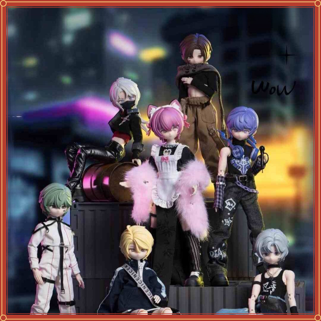 Zack Zack Incident 8 คะแนน BJD Blind Box Action Figure เครื่องประดับอินเทรนด์ของเล่นตุ๊กตา