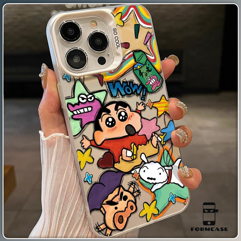 for เคสไอโฟน12 11 13iPhone15 16 14PRO MAX X XS MAX XR 7/8PLUS ชิบะโน่และเพื่อนๆแอปเปิ้ลโทรศัพท์ จัดส่งจากประเทศไทย