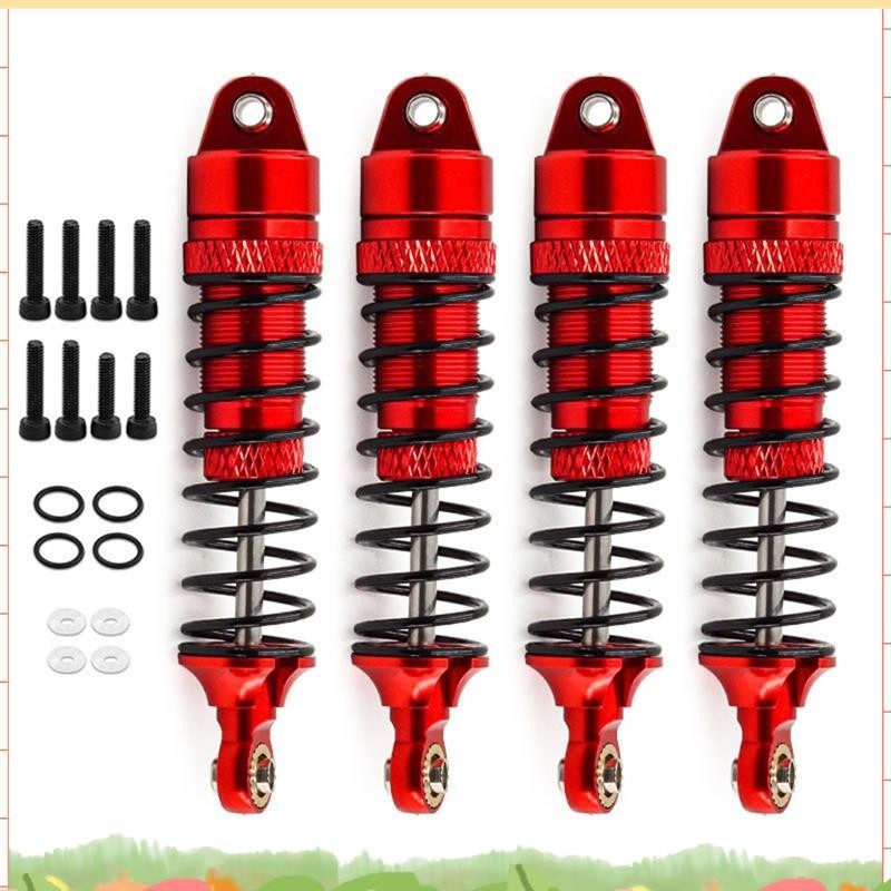 RC รถอัพเกรดด้านหน้าด้านหลัง Shocks Damper Kit สําหรับ 1/18 LaTrax #7665 อุปกรณ์เสริมอัพเกรดรถยนต์ D