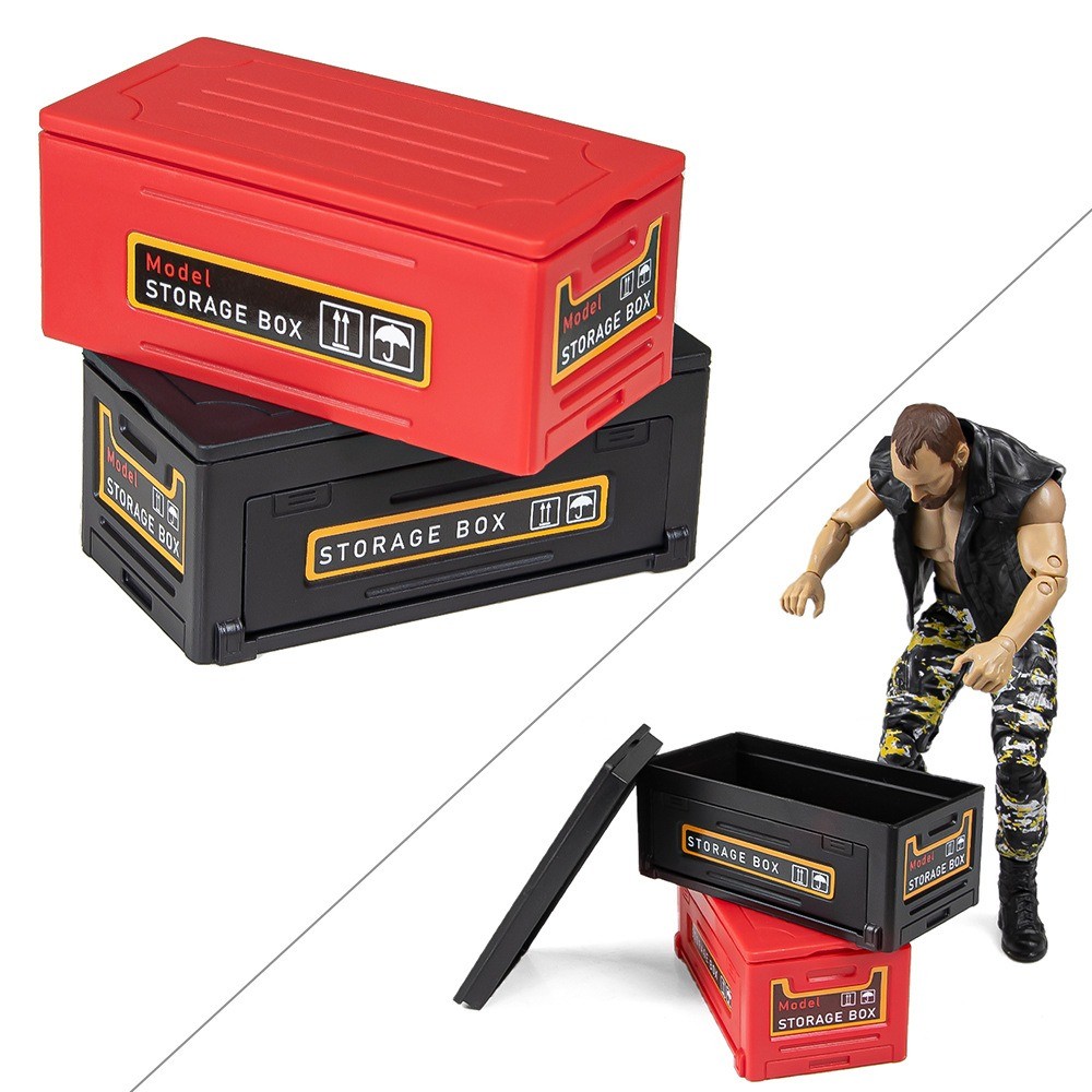 พลาสติกกล่องเก็บกระเป๋าตกแต่งกล่องเครื่องมือสําหรับ 1/10 Rc Crawler Axial Scx10 Trx4 Yikong Rc4wd