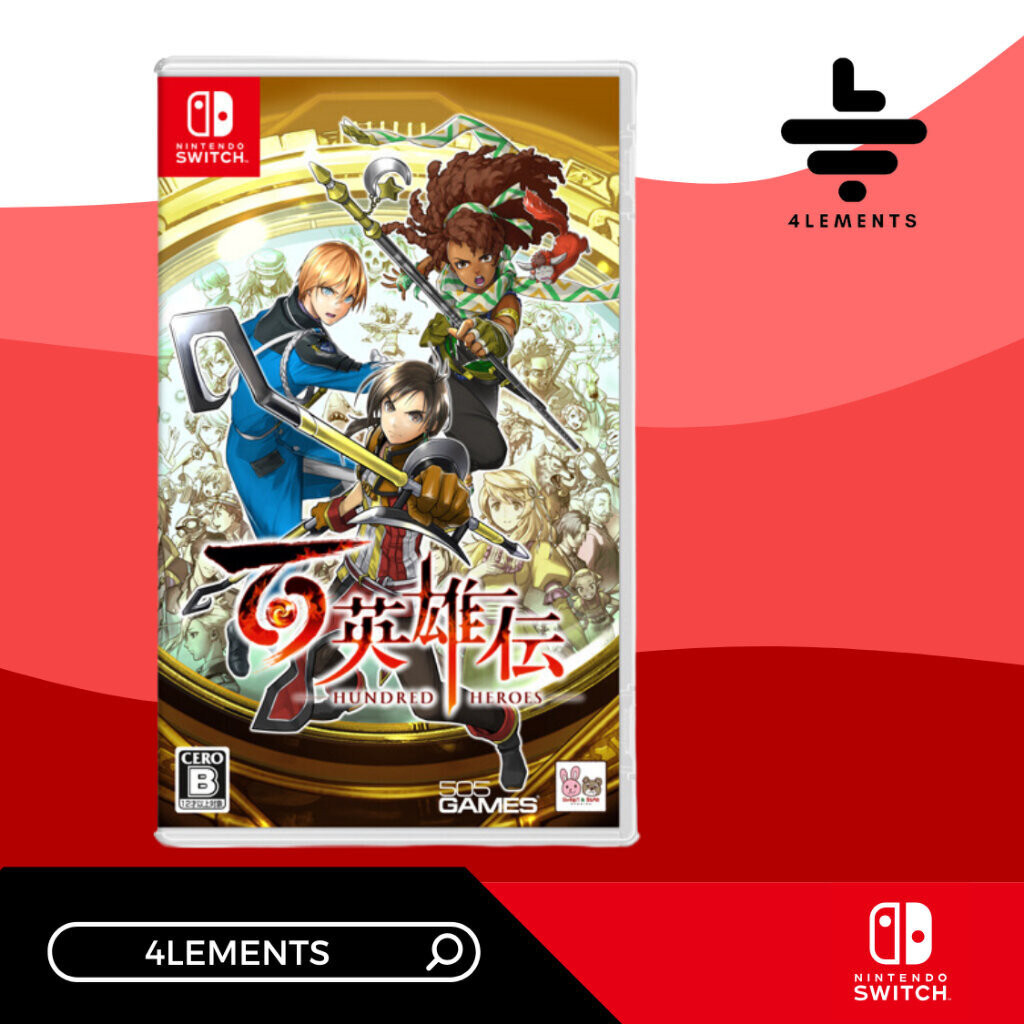 (พร้อมส่ง) SWITCH EIYUDEN CHRONICLES HUNDRED HEROES (GAME) (ENG)