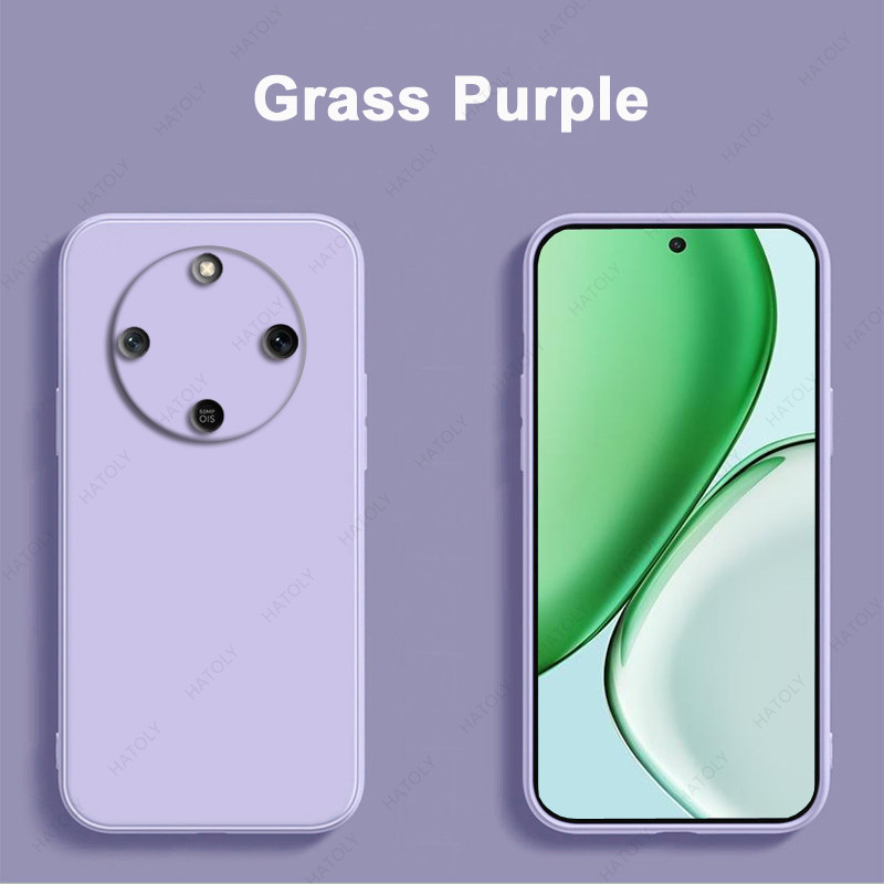 ซิลิโคนเหลวเคสโทรศัพท์สําหรับ Huawei Honor X70 กันกระแทกกันชนนุ่มสําหรับ Honor X70 Shell