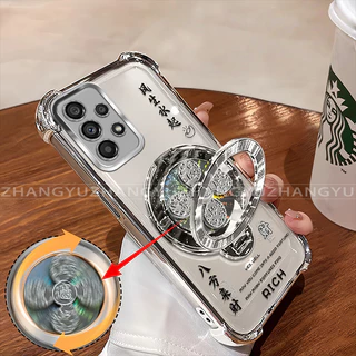 กันกระแทก Case สําหรับ Samsung A32 A52 A52S A53 A73 4G 5G เคสโทรศัพท์ใหม่โชคดีวงเล็บแม่เหล็กป้องกันกรณี SZ30