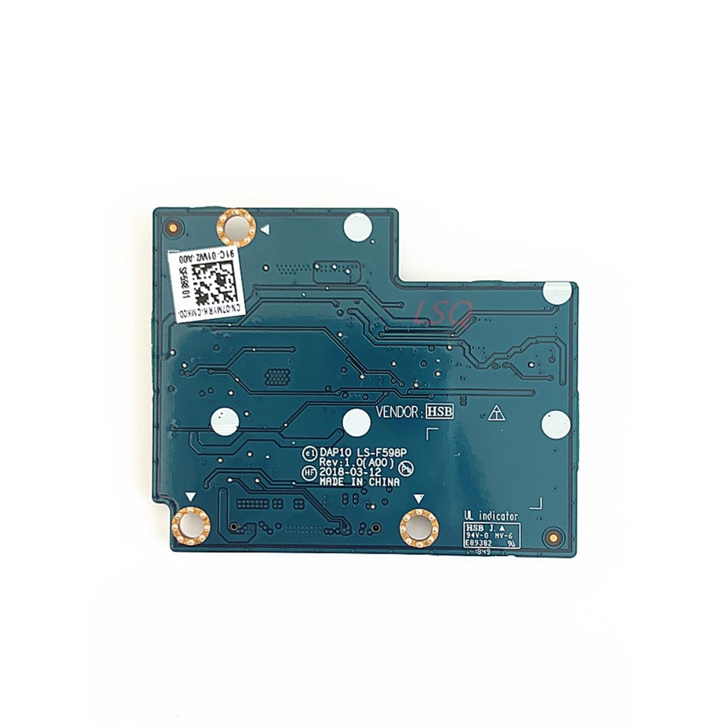 DELL DELL Precision 7530 7540 M7530 แบตเตอรี่บอร์ดขนาดเล็ก 07MYRK LS-F598P