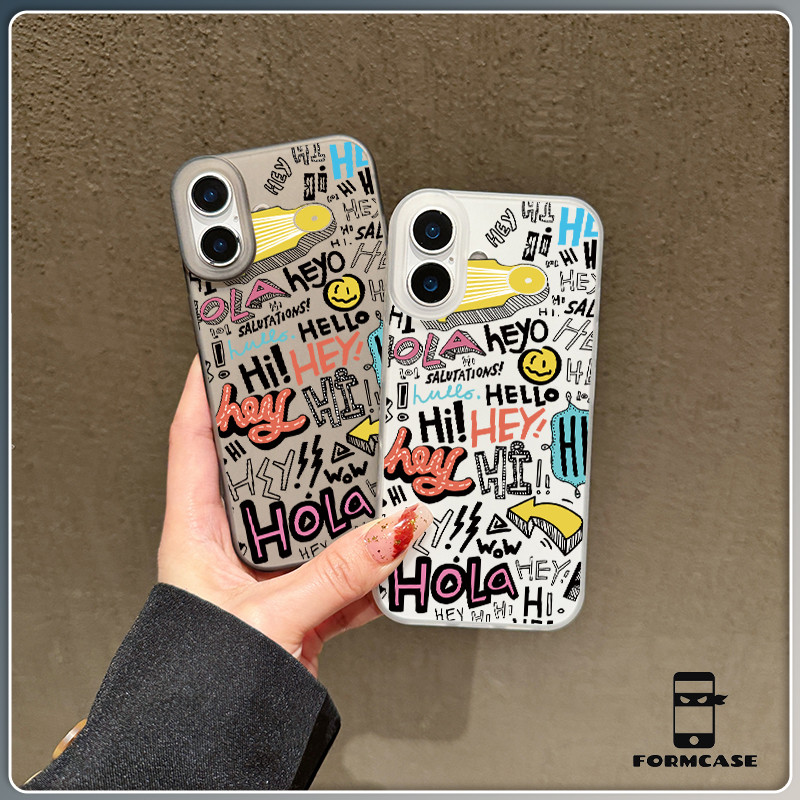 กรณีโทรศัพท์ จัดส่งจากประเทศไทย ต้อนรับหลายภาษาfor iPhone14 11 12 13 15 16 PROMAX X XS MAX XR 7/8P ป้องกันลายนิ้วมือ