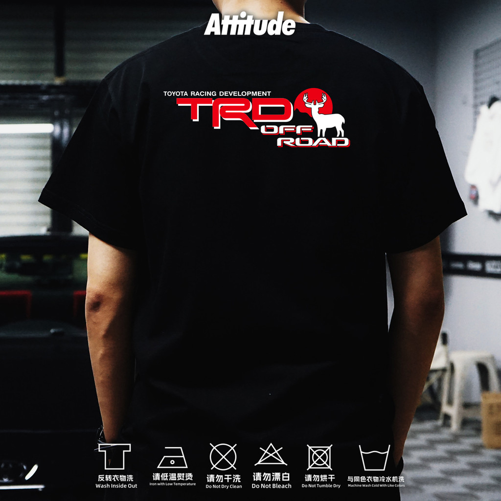 Attitude Toyota TRD Prado & Tundra 200GSM 100% คอotton เสื้อยืดแขนสั้น