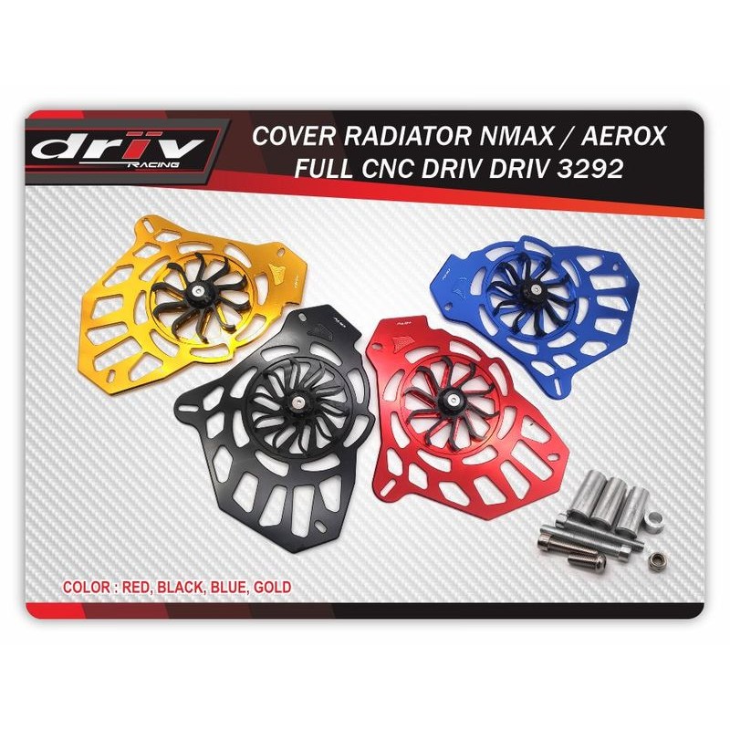 ฝาครอบหม้อน้ําไดรฟ์ Nmax Aerox Full Cnc 3292