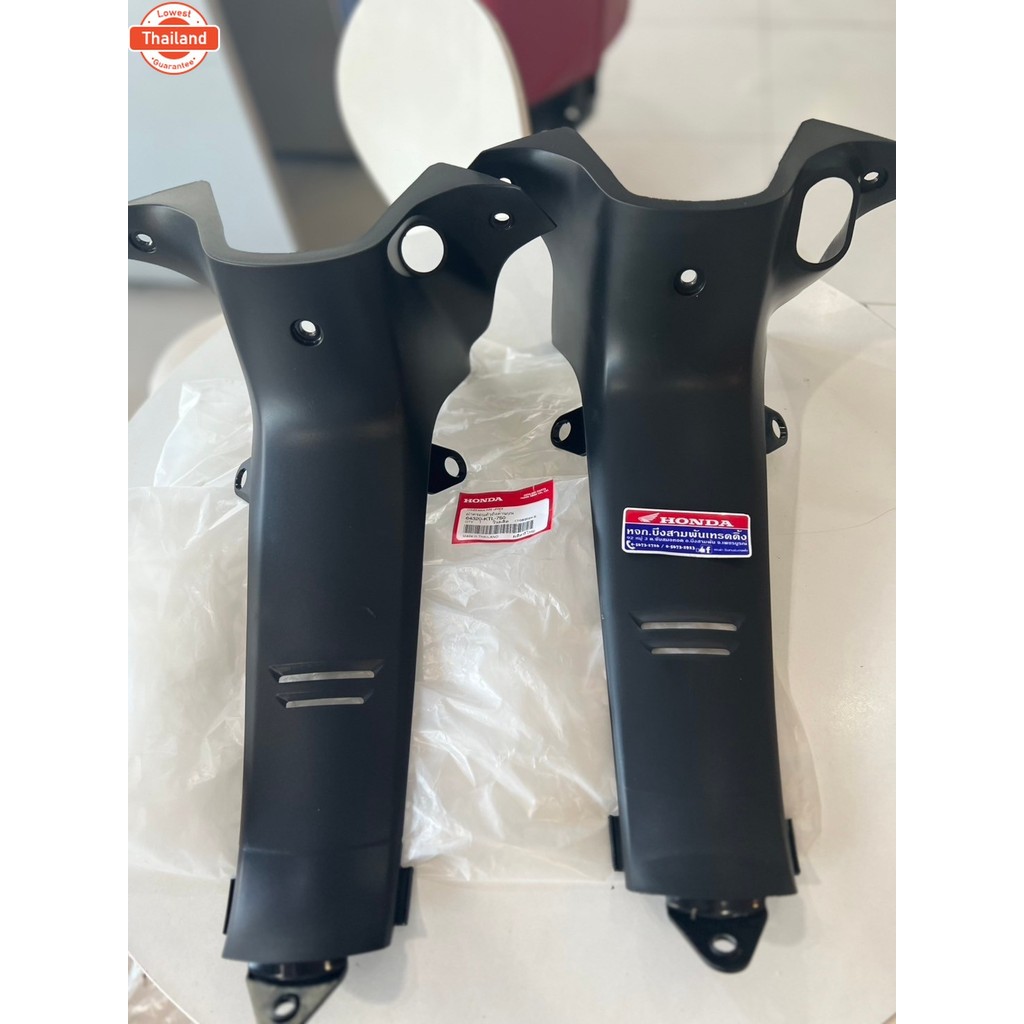 ฝาครอกลางดำด้าน HONDA WAVE 100 นิวส์ 2005  genuineศูนย์ขายเอง 64320-KTL-740/64320-KTL-750