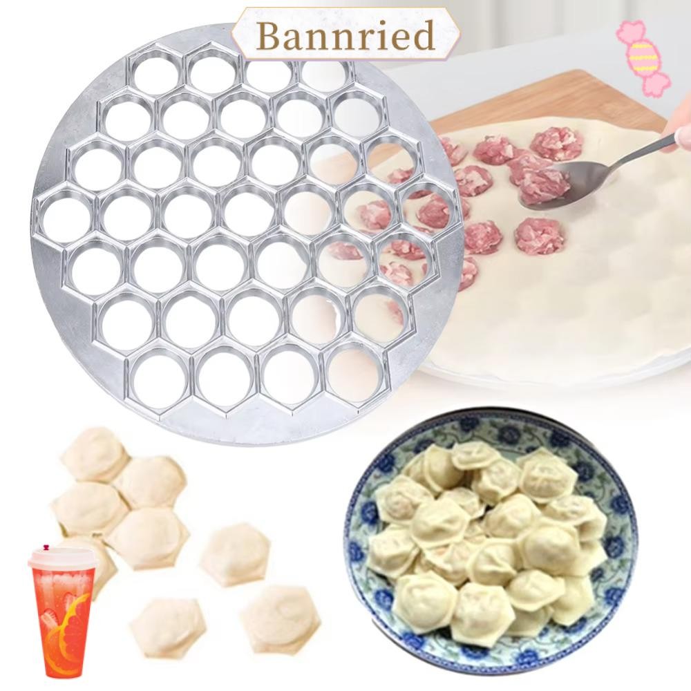 BANNRIEDSG Ravioli Maker,รัสเซียPeelmeni Makerแม่พิมพ์เกี๊ยวอลูมิเนียม,ครัวทําอาหารเครื่องมือ 37 หลุ
