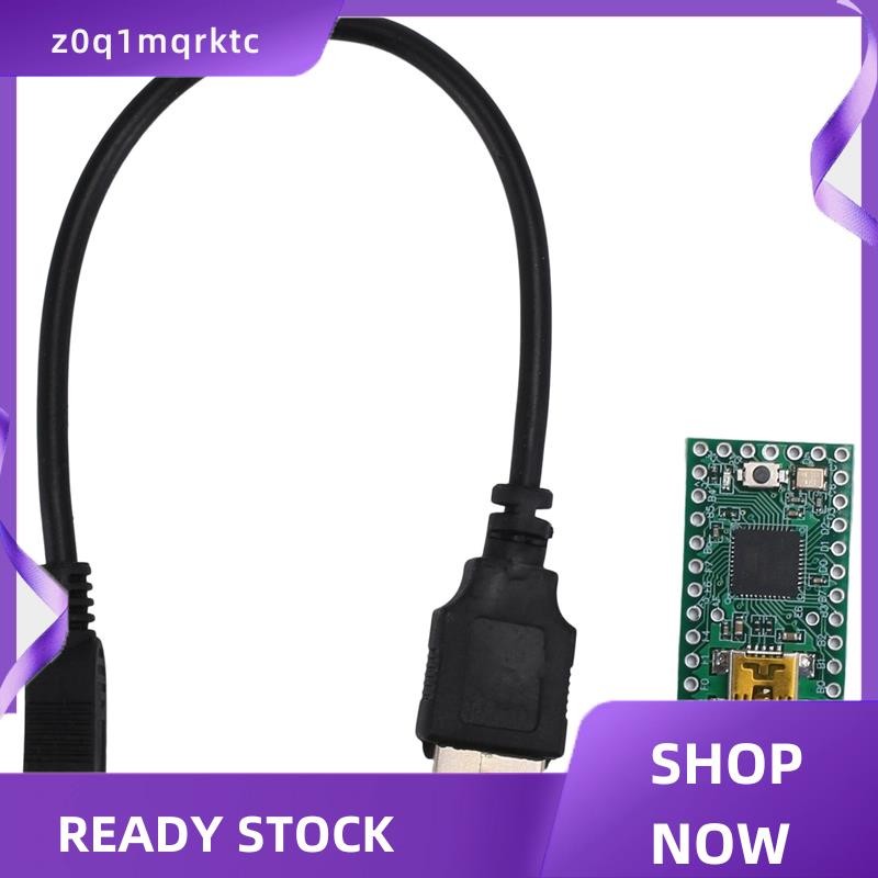 z0q1mqrktc Teensy 2.0 USB AVR ATMEGA32U4 บอร์ดขยายดิสก์ U บอร์ดทดลองพร้อมสายเคเบิลข้อมูลสําหรับ