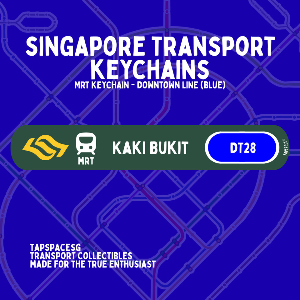 พวงกุญแจสถานี Kaki Bukit MRT