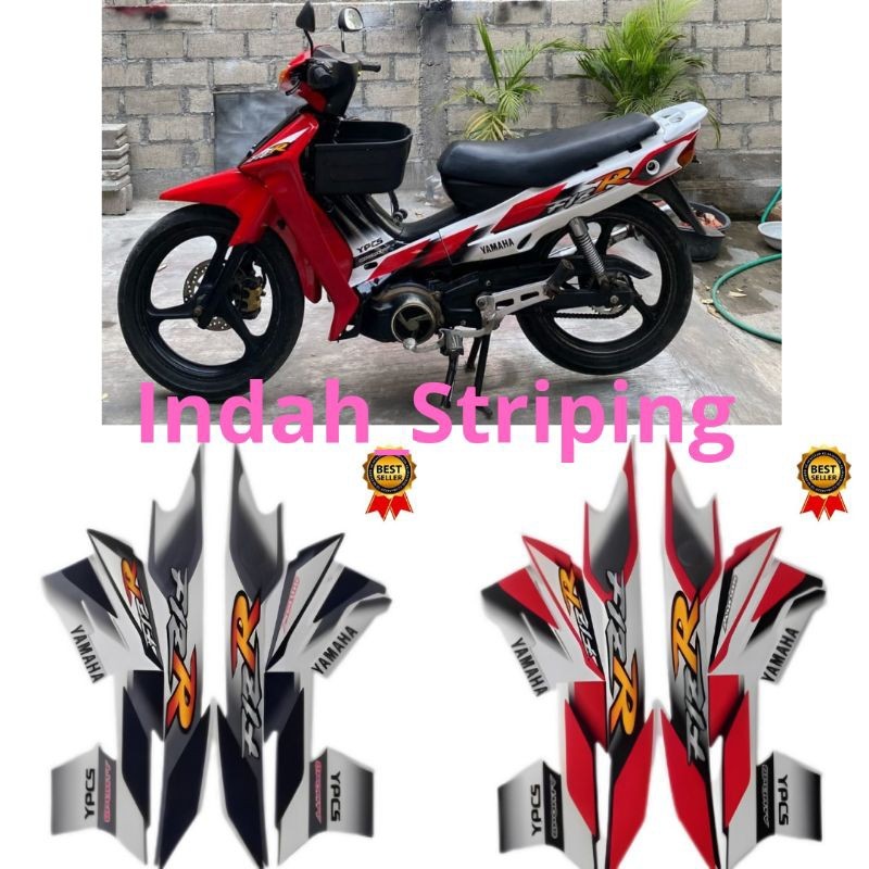 สติกเกอร์แถบมาตรฐานสําหรับ F1ZR รถจักรยานยนต์ 2001 เต็มตัว F1 ZR Fizr