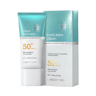 3 แถม 3 LANCER KING - ครีมกันแดด SPF 50+PA+++ น้ำหนักเบา กันเหงื่อ ไม่เหนียวเหนอะหนะ กันแดด UV ครีม 50g สกินแคร์