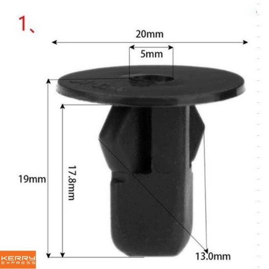V 88 กิ๊บ ราคา10ตัว พลาสติกซุ้มล้อ บังฝุ่น โป่งล้อ i37 TOYOTA VIGO, REVO,TIGER,MIGHTY-X,ALTIS,VIOS,YARIS OEM แพ็ค 10 ตัว